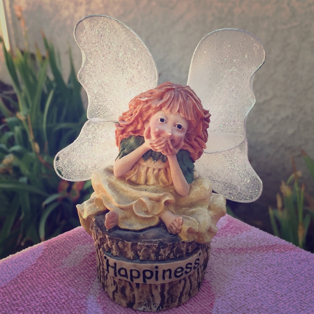 Maureen Wishing you Happiness Fairy 🧚‍♀️ Figurine Home Decor Accent VTG